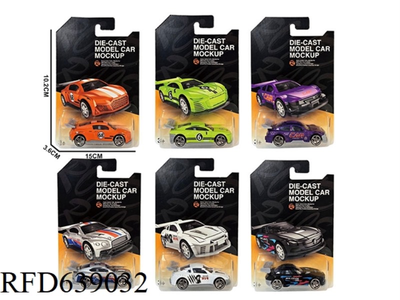 1:64 SLIDING ALLOY SPORTS CAR