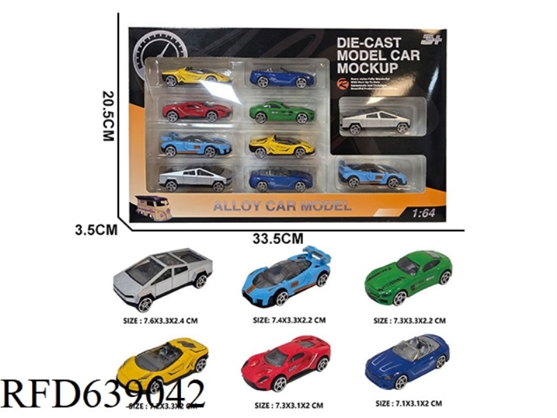 1:64 SLIDING ALLOY CAR