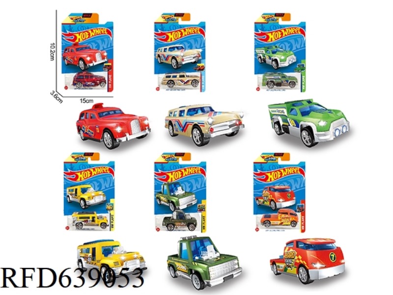 1:64 HOT WHEEL ALLOY 6