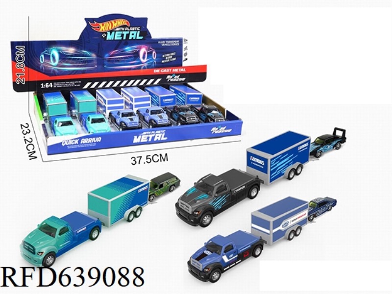 HOT WHEELS CONTAINER TRAILER COMBINATION
