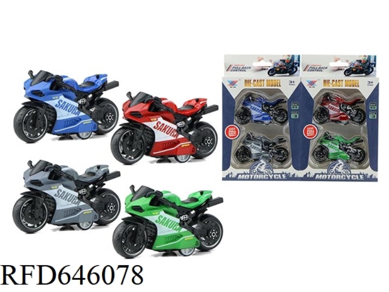1:36 ALLOY MOTORCYCLE DUCATI COMEBACK (2 BOXES)