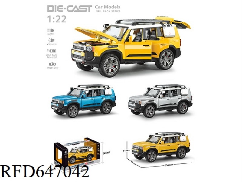 1:22 REVISION OF TOYOTA PRADO WARRIOR ALLOY CAR