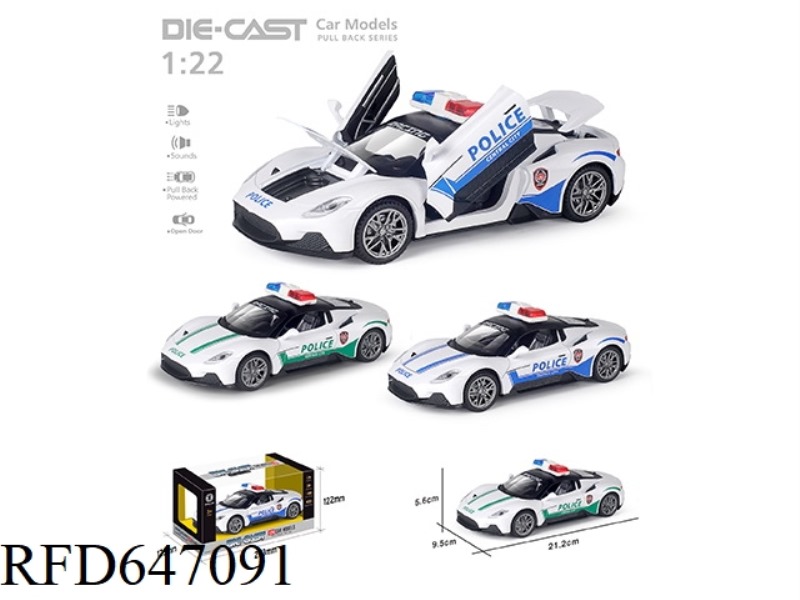 ENGLISH VERSION 1:22 MASERATI POLICE CAR
