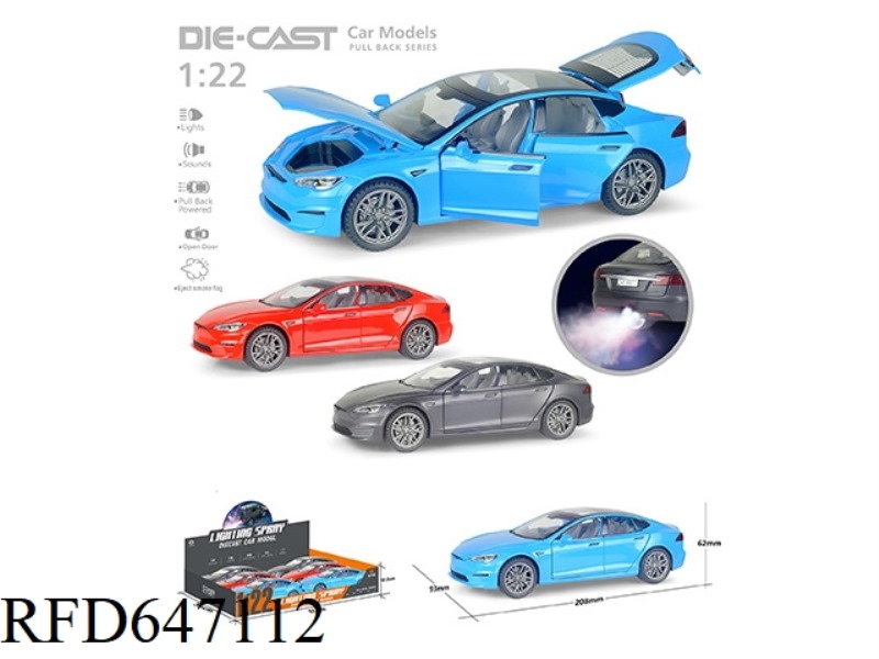SPRAY 1:22 TESLA S 6PCS