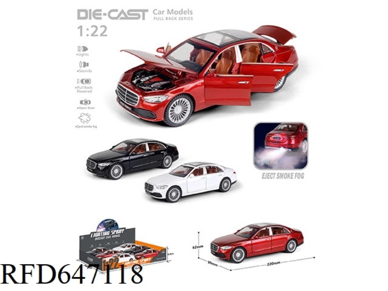 SPRAY 1:22 MERCEDES S600 6PCS