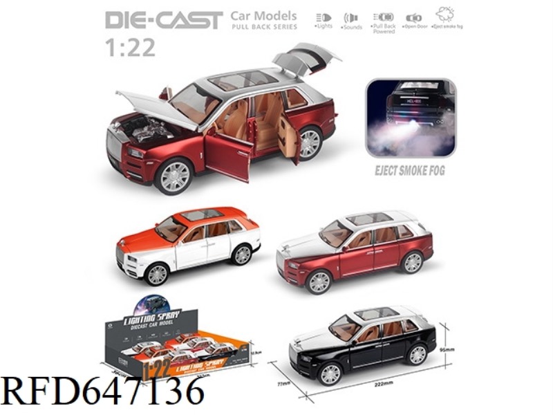 SPRAY 1:22 COLLECTOR'S EDITION ROLLS-ROYCE CULLINAN 6PCS