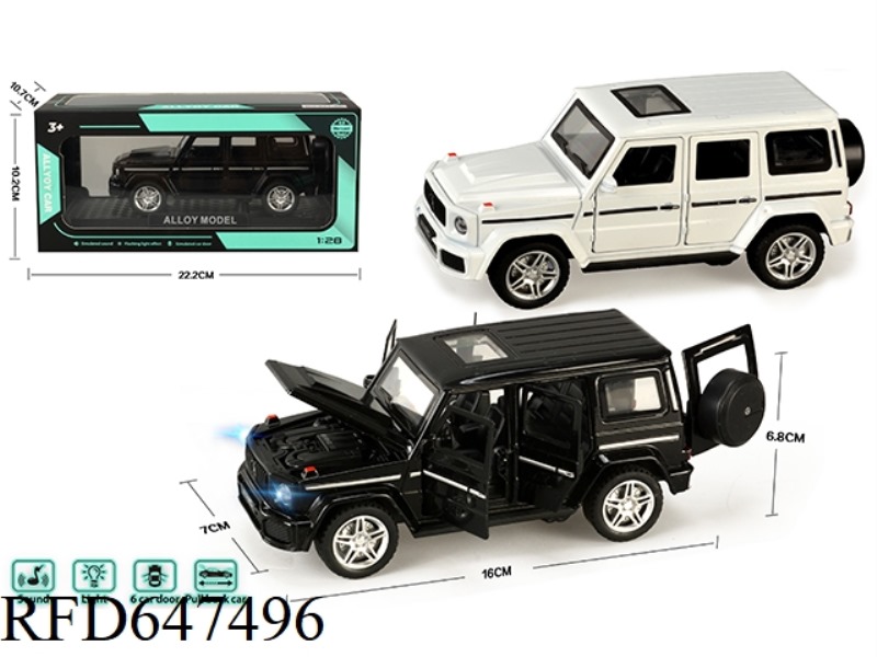 1:28 MERCEDES-BENZ G63 ALLOY MODEL