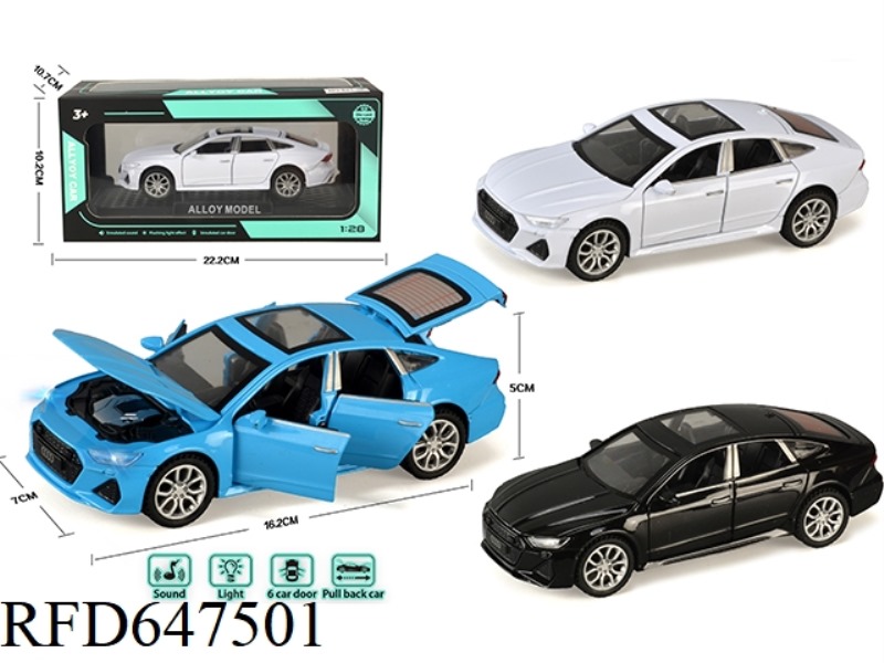 1:28 AUDI ALLOY MODEL