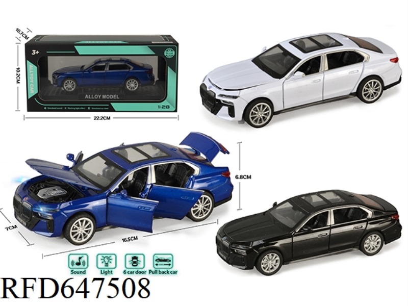 1:28 BMW 760 ALLOY MODEL