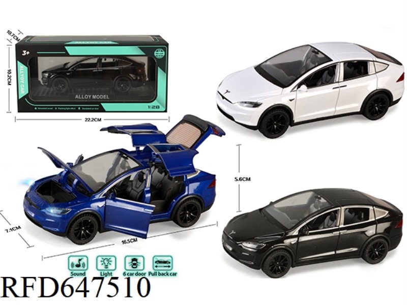 1:28 TESLA ALLOY MODEL
