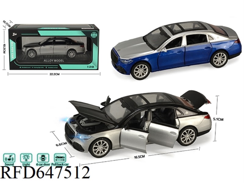 1:28 MAYBACH 680 TWO-COLOR ALLOY MODEL