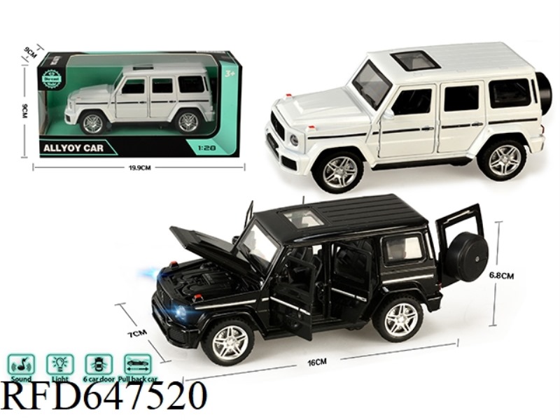 1:28 MERCEDES-BENZ G63 ALLOY MODEL