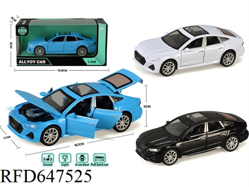 1:28 AUDI ALLOY MODEL
