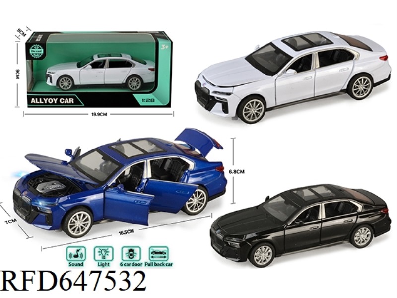 1:28 BMW 760 ALLOY MODEL