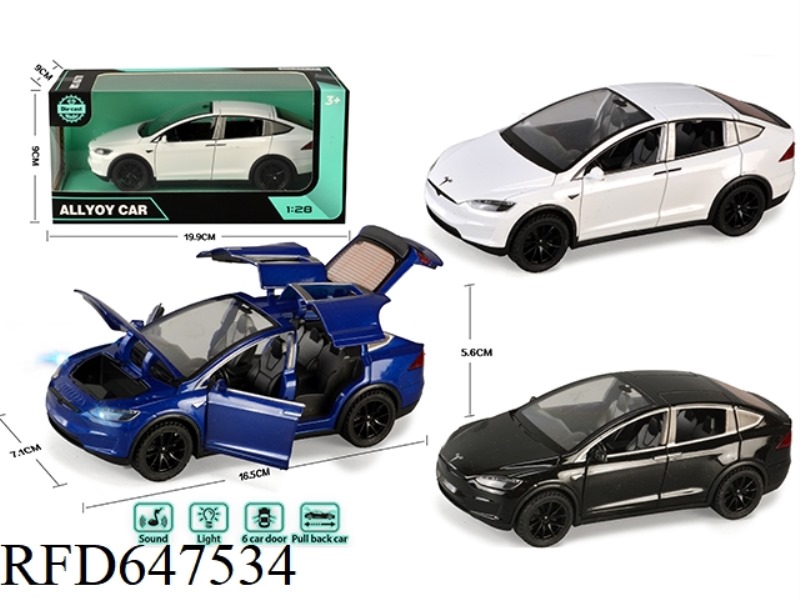 1:28 TESLA ALLOY MODEL