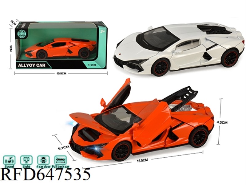 1:28 LAMBORGHINI BULL ALLOY MODEL
