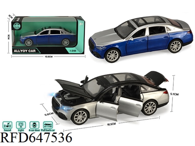 1:28 MAYBACH 680 TWO-COLOR ALLOY MODEL