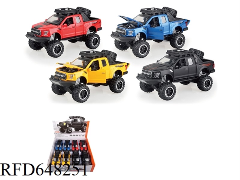 1:32 FORD RAPTOR F150 (VIOLENT REVISION WITH SHOCK ABSORPTION) 8PCS