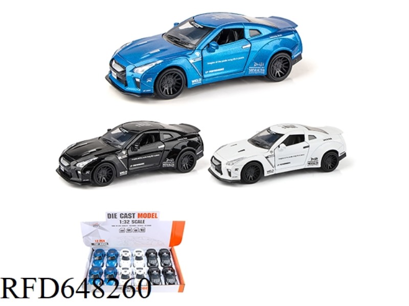 1:32 NISSAN GTR12PCS