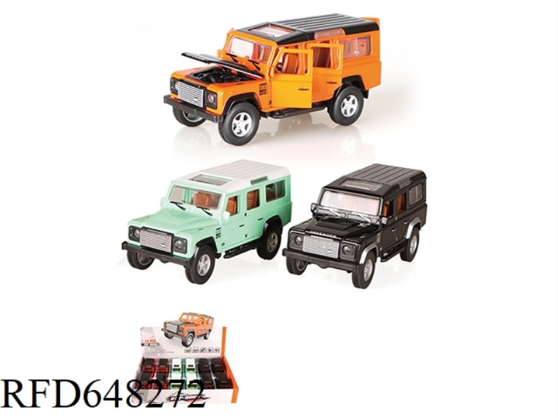 1:32 LAND ROVER DEFENDER 12PCS