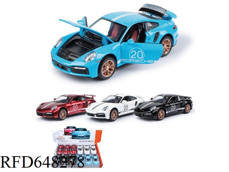 1:32 PORSCHE 911 TURBO S (LATEST MODEL OF 2022) 12PCS