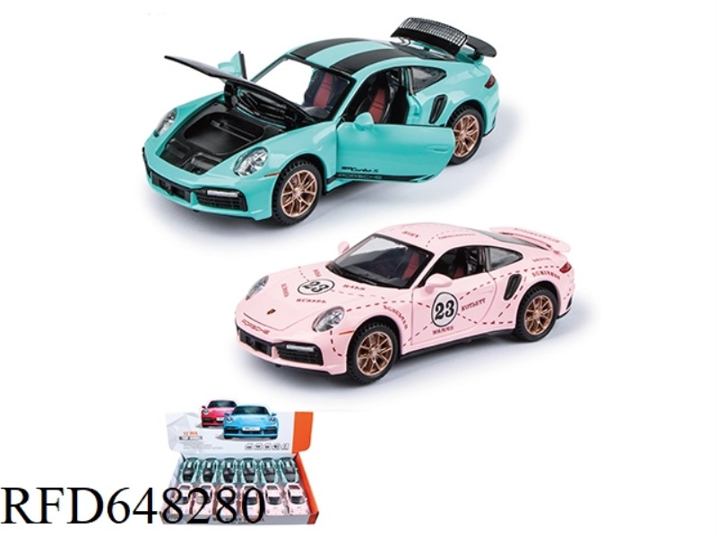 1:32 PORSCHE 911 TURBO S SPECIAL EDITION (LATEST MODEL IN 2022) 12PCS