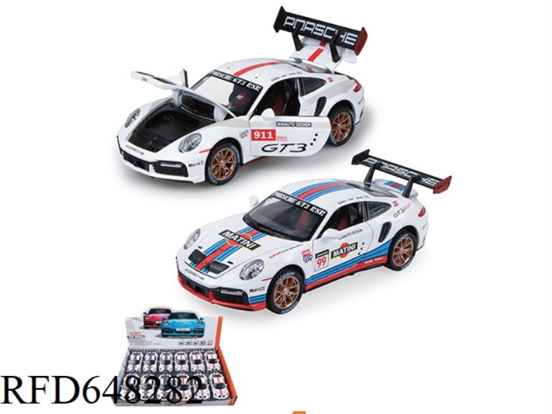 1:32 PORSCHE 911 GT3 RSR TRACK EDITION 12PCS