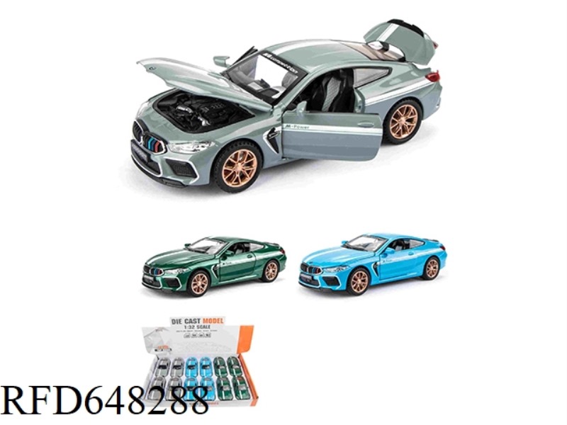 1:32 BMW M8 THUNDER EDITION 12PCS