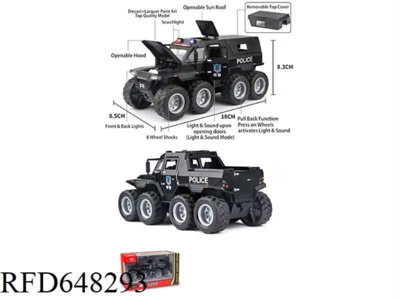 1:32 SHAMAN POLICE CAR