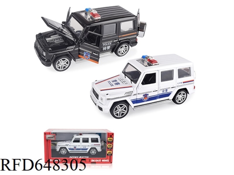 1:32 MERCEDES G65 POLICE CAR EDITION