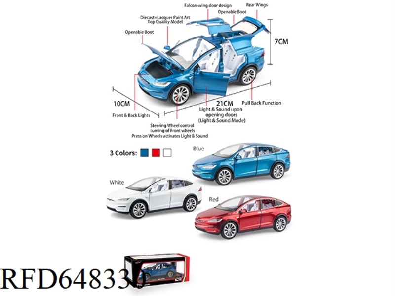 1:24 TESLA MODEL X