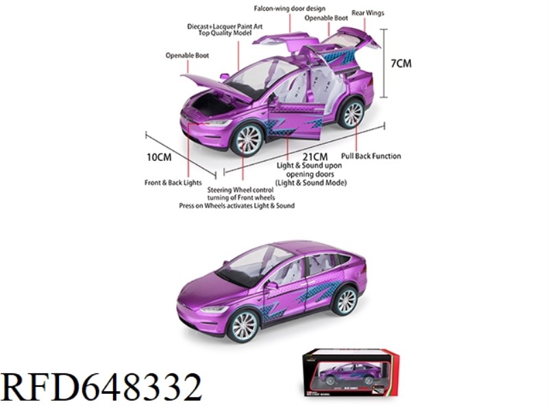 1:24 TESLA MODEL X