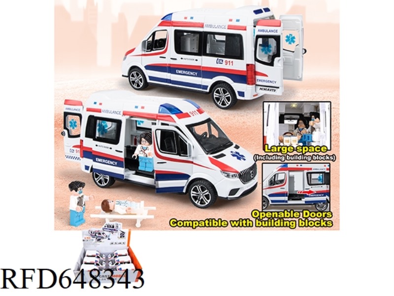 1:24 MERCEDES-BENZ AMBULANCE 6PCS