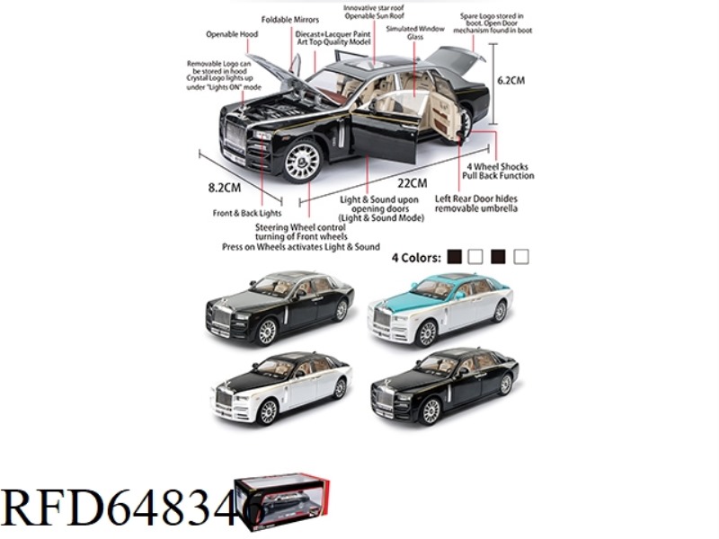 1:24 ROLLS-ROYCE-PHANTOM MAISARUI CUSTOM EDITION