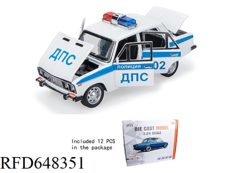 1:24 LADA LADA 2106 POLICE CAR 12PCS