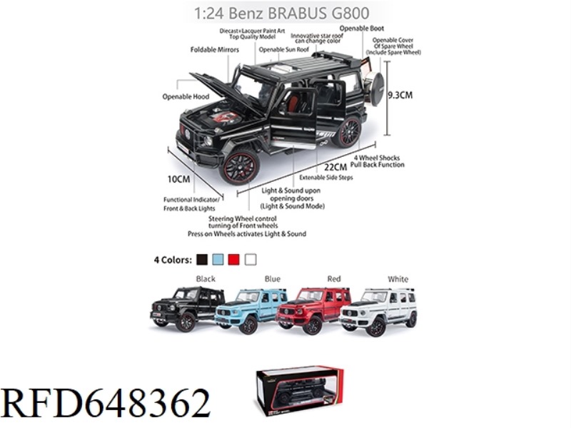 1:24 MERCEDES-BENZ G- BABOS G800