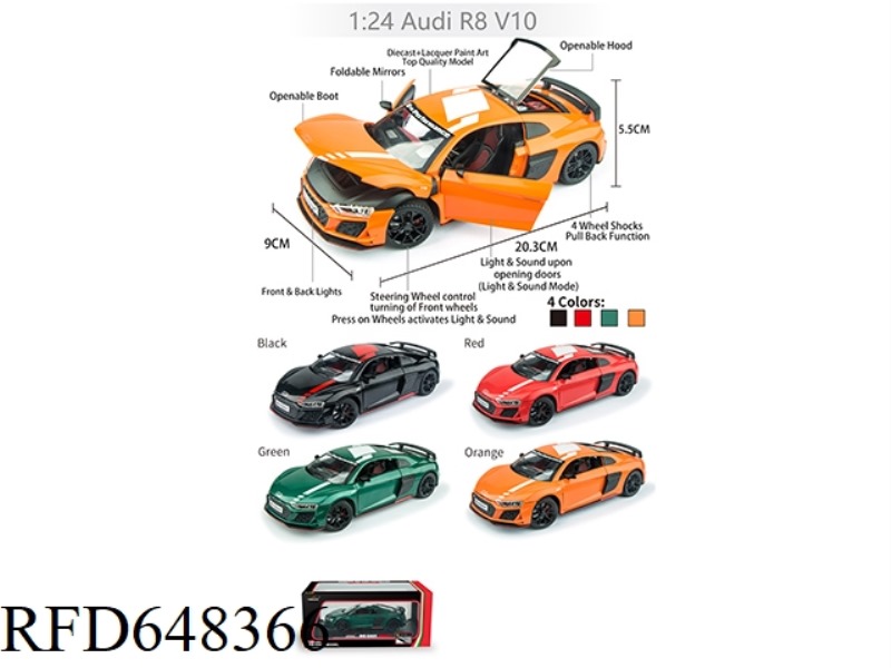 1:24 AUDI R8 V10