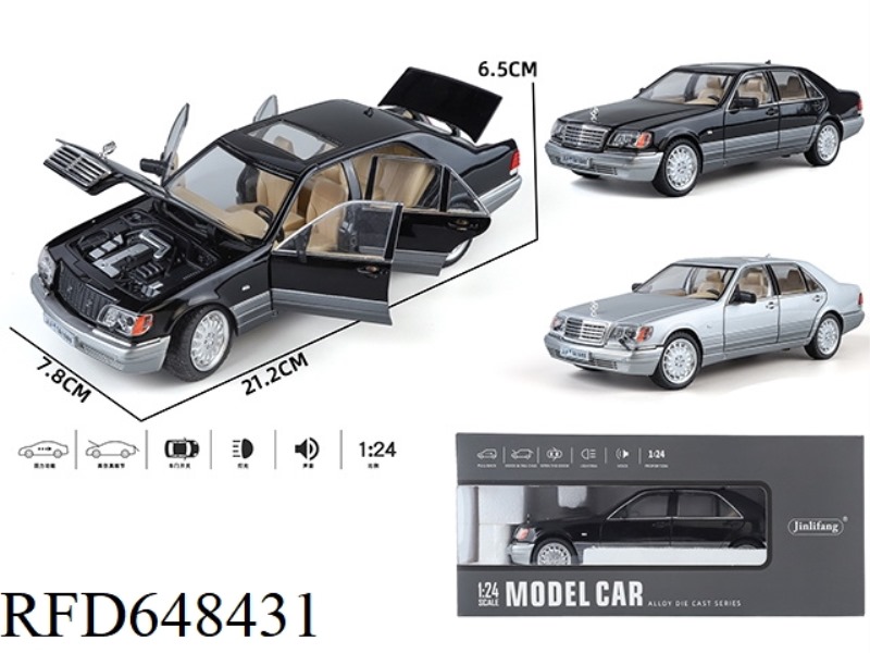 1: 24 TIGER HEAD RACING STREET CAR DOUBLE EDITION ALLOY CAR