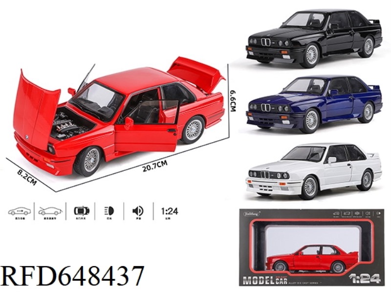 1: 24 BMW M3 STREETCAR EDITION ALLOY CAR