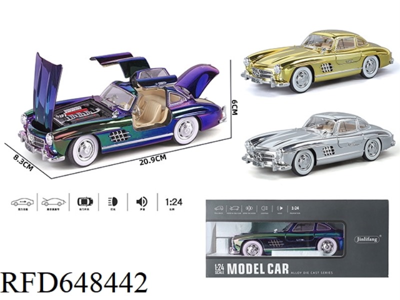 1: 24 MERCEDES-BENZ 300SL ELECTROPLATING PLATE