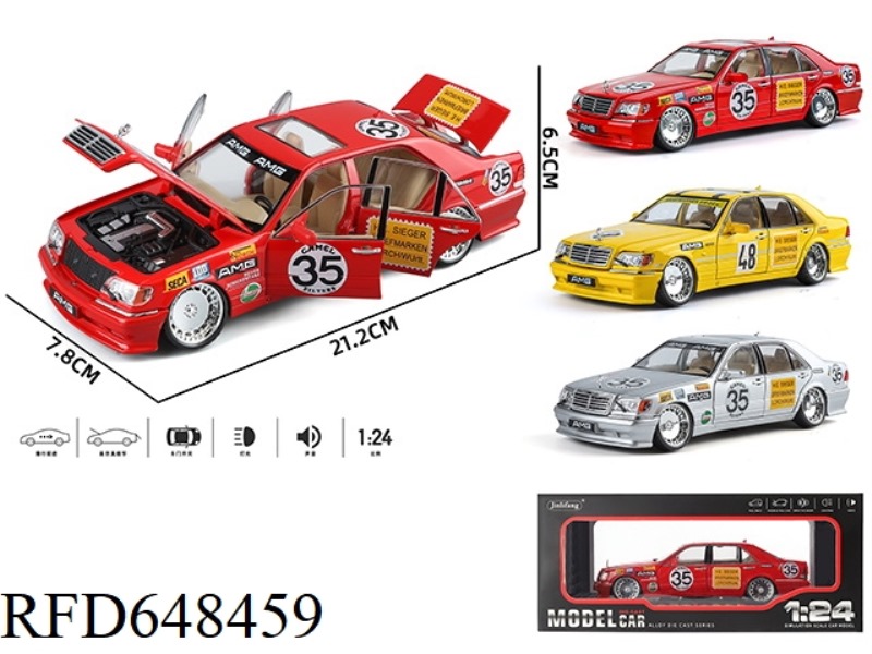 1: 24 TIGER HEAD BENZ MODIFIED ALLOY CAR