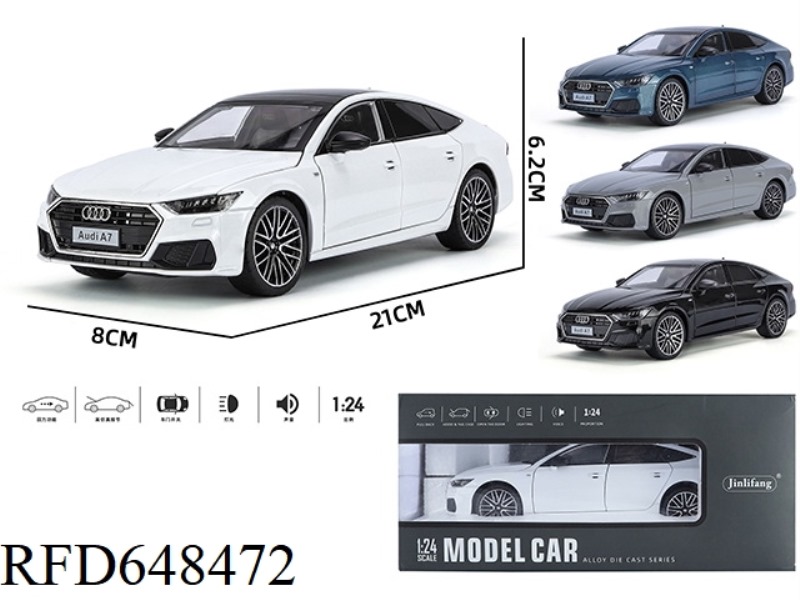 (24 YEARS) 1:24 AUDI A7 STREETCAR EDITION