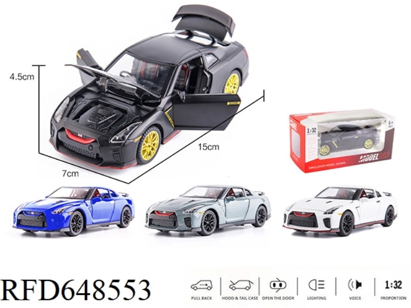 1:32 GTR ALLOY CAR