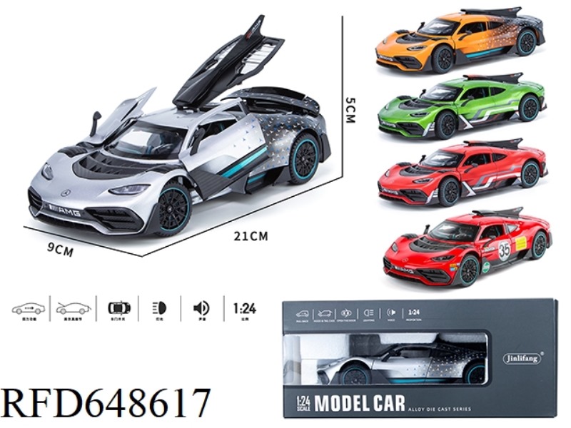 1:24 MERCEDES-BENZ ONE STREETCAR EDITION ALLOY CAR