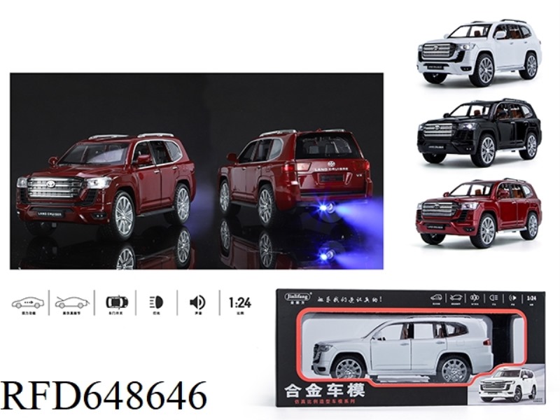 1:24 LAND PATROL TOYOTA LC300 STREET CAR EDITION SPRAY ALLOY CAR