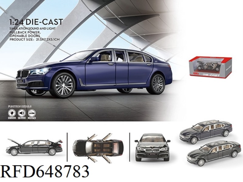 1:24 BMW 760 EXTENDED BY 6 SEATS