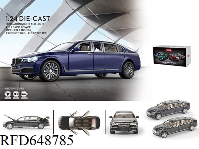 1:24 BMW 760 EXTENDED BY 6 SEATS