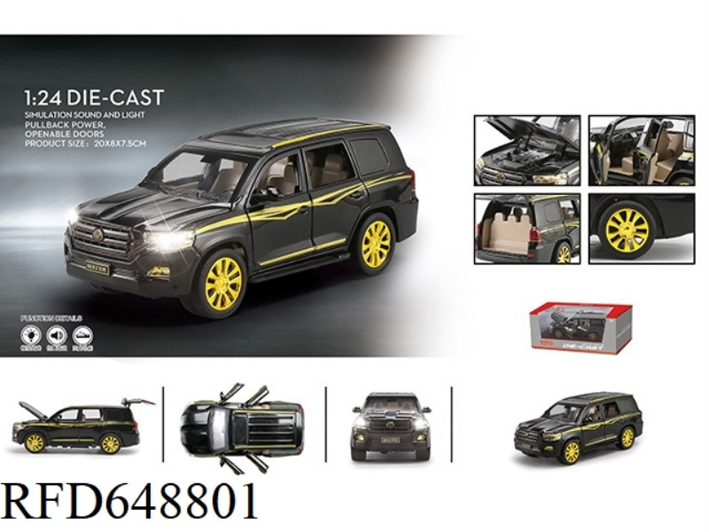 TOYOTA LAND CRUISER 1:24 ALLOY CAR MODEL