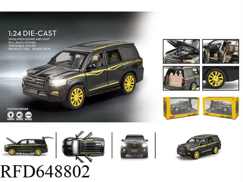 TOYOTA LAND CRUISER 1:24 ALLOY CAR MODEL