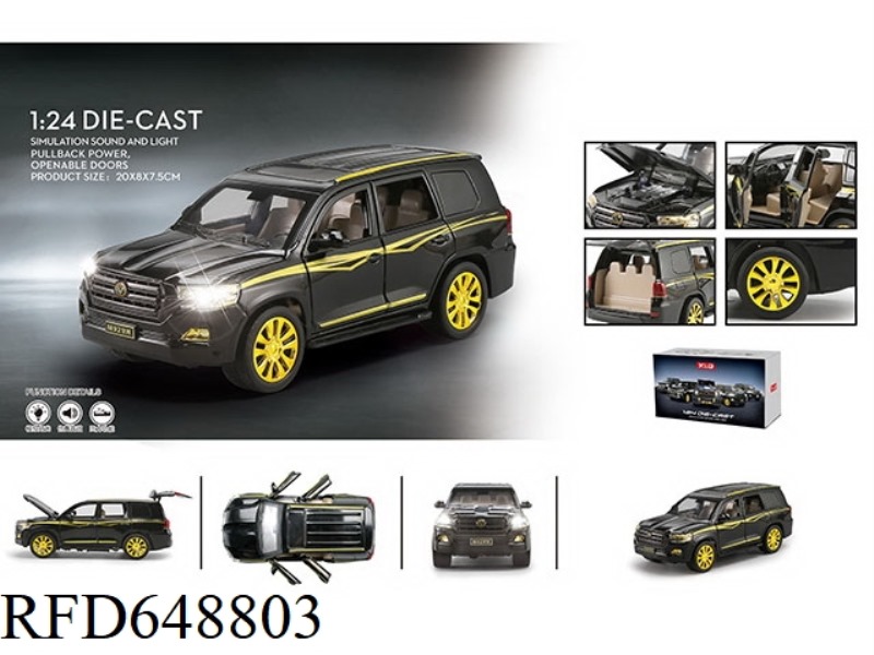 TOYOTA LAND CRUISER 1:24 ALLOY CAR MODEL